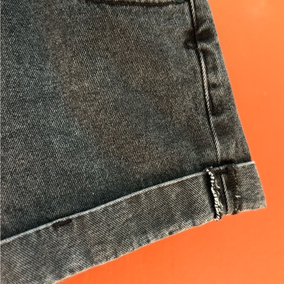 Volcom Stoned Rolled Boyfriend Fit Denim Shorts - Picture 4 of 8